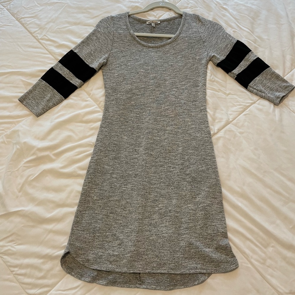 Grey bodycon dress